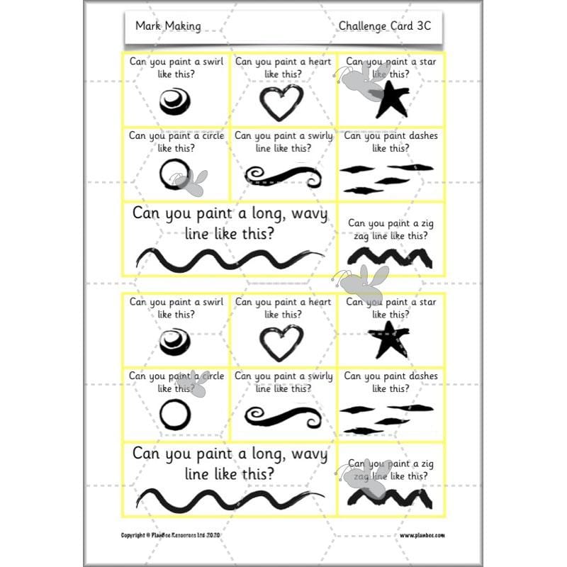 PlanBee Mark Making Ideas | Year 1 art lessons by PlanBee