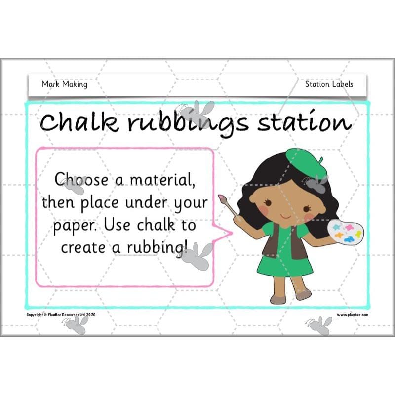 PlanBee Mark Making Ideas | Year 1 art lessons by PlanBee