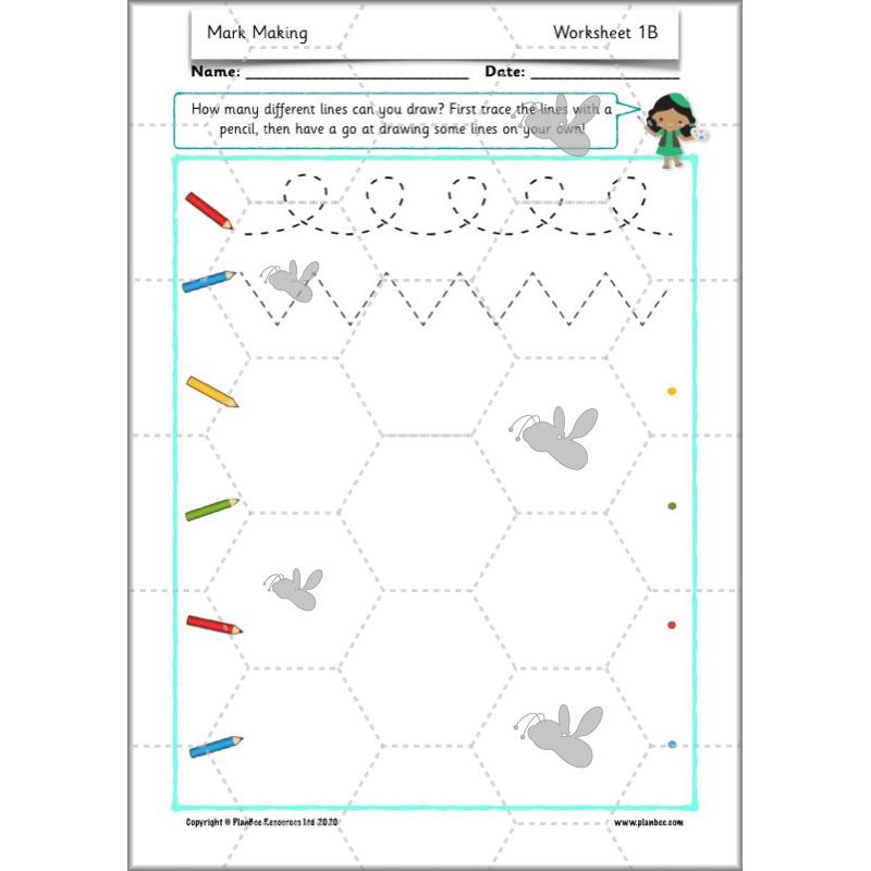PlanBee Mark Making Ideas | Year 1 art lessons by PlanBee
