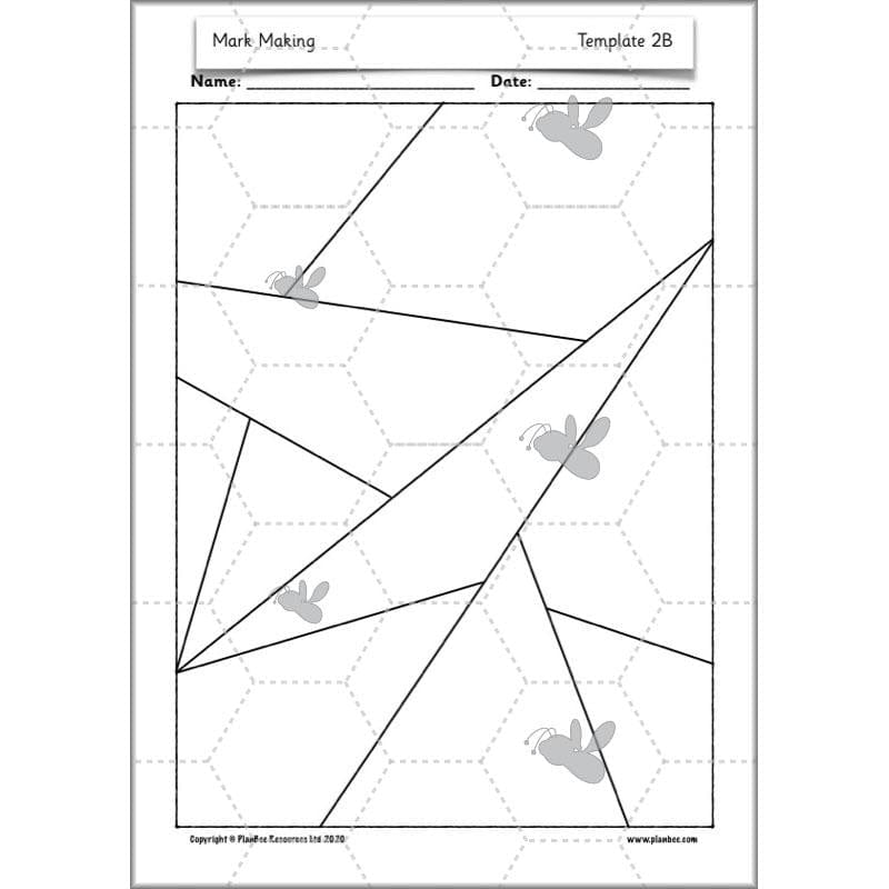 PlanBee Mark Making Ideas | Year 1 art lessons by PlanBee