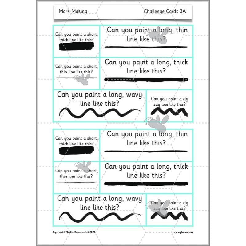 PlanBee Mark Making Ideas | Year 1 art lessons by PlanBee