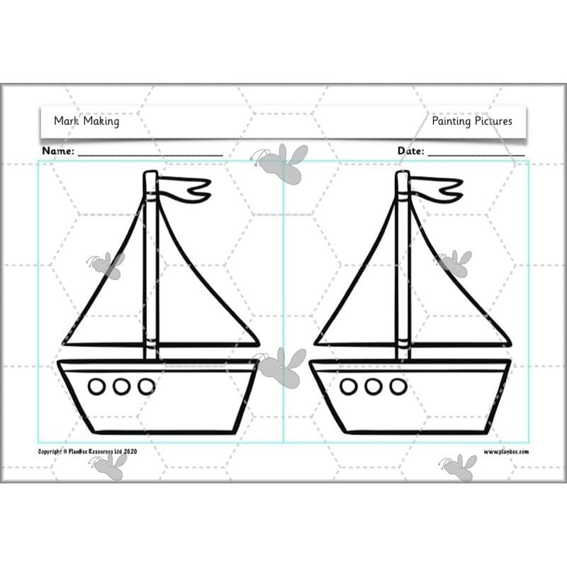 PlanBee Mark Making Ideas | Year 1 art lessons by PlanBee