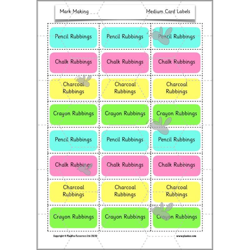 PlanBee Mark Making Ideas | Year 1 art lessons by PlanBee