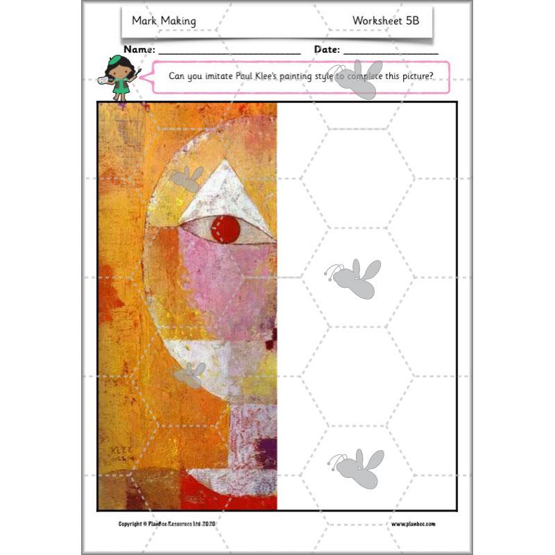 PlanBee Mark Making Ideas | Year 1 art lessons by PlanBee
