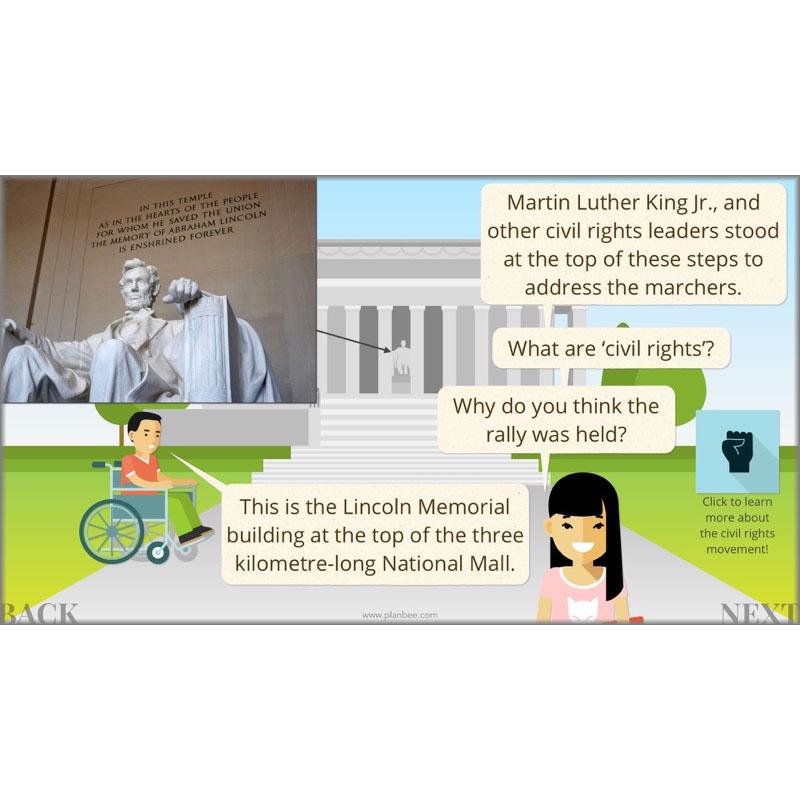 PlanBee Martin Luther King KS2 Year 5/6 Lesson by PlanBee