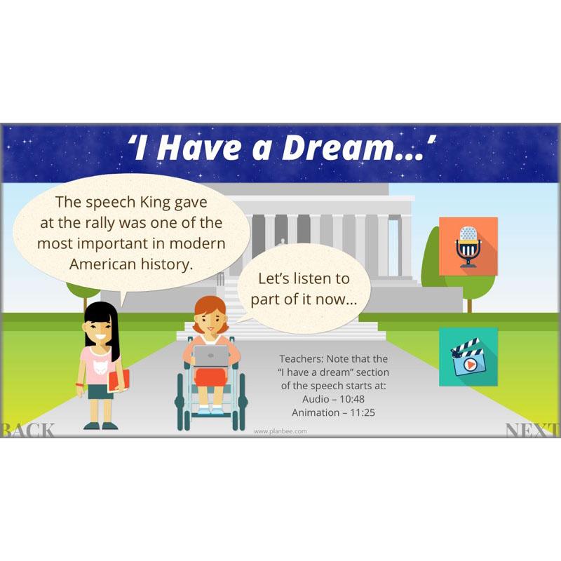 PlanBee Martin Luther King KS2 Year 5/6 Lesson by PlanBee