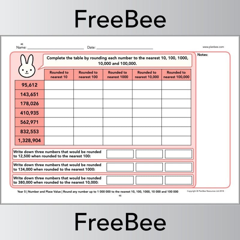 PlanBee FREE Maths Assessment Taster Pack Year 1-6 by PlanBee