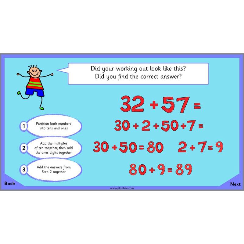 PlanBee Let's Add Big Numbers: Year 2 Maths scheme of work KS1