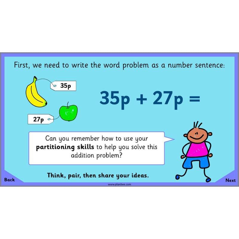 PlanBee Let's Add Big Numbers: Year 2 Maths scheme of work KS1