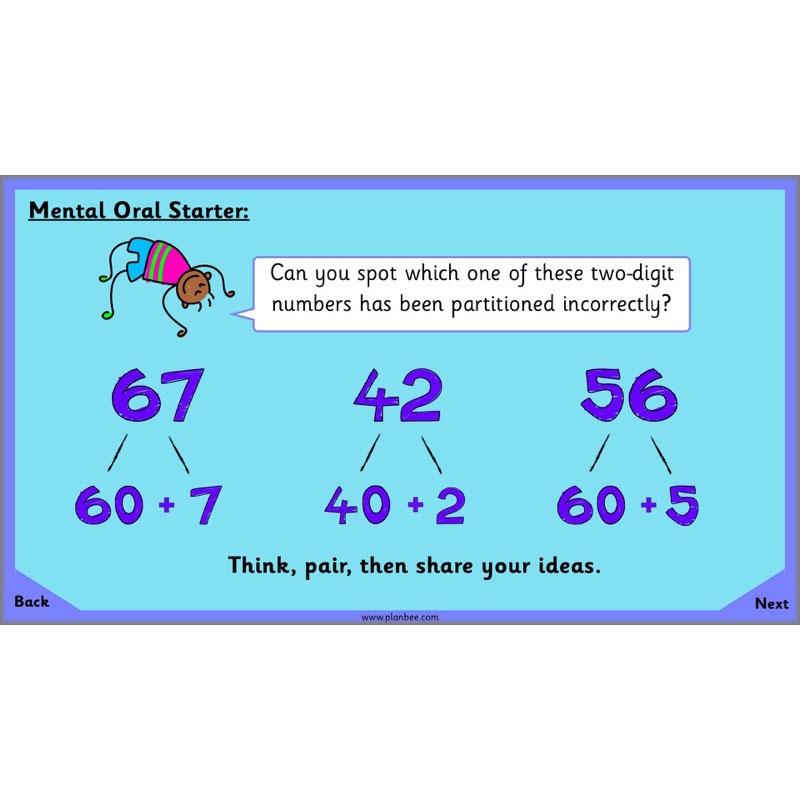 PlanBee Let's Add Big Numbers: Year 2 Maths scheme of work KS1