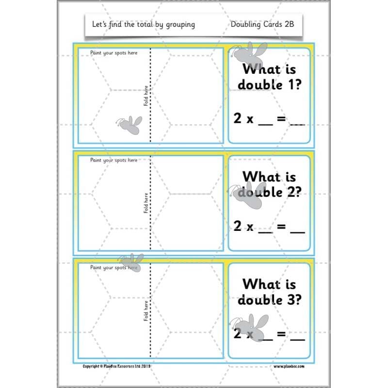 PlanBee Let’s find the total by grouping | Year 1 | Multiplication & Division