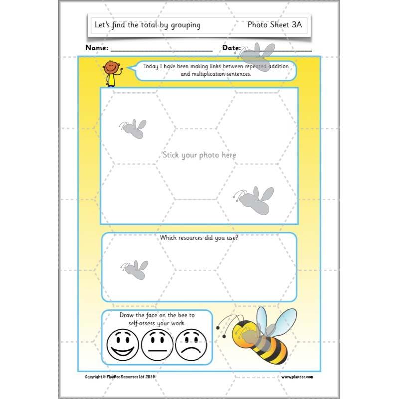 PlanBee Let’s find the total by grouping | Year 1 | Multiplication & Division