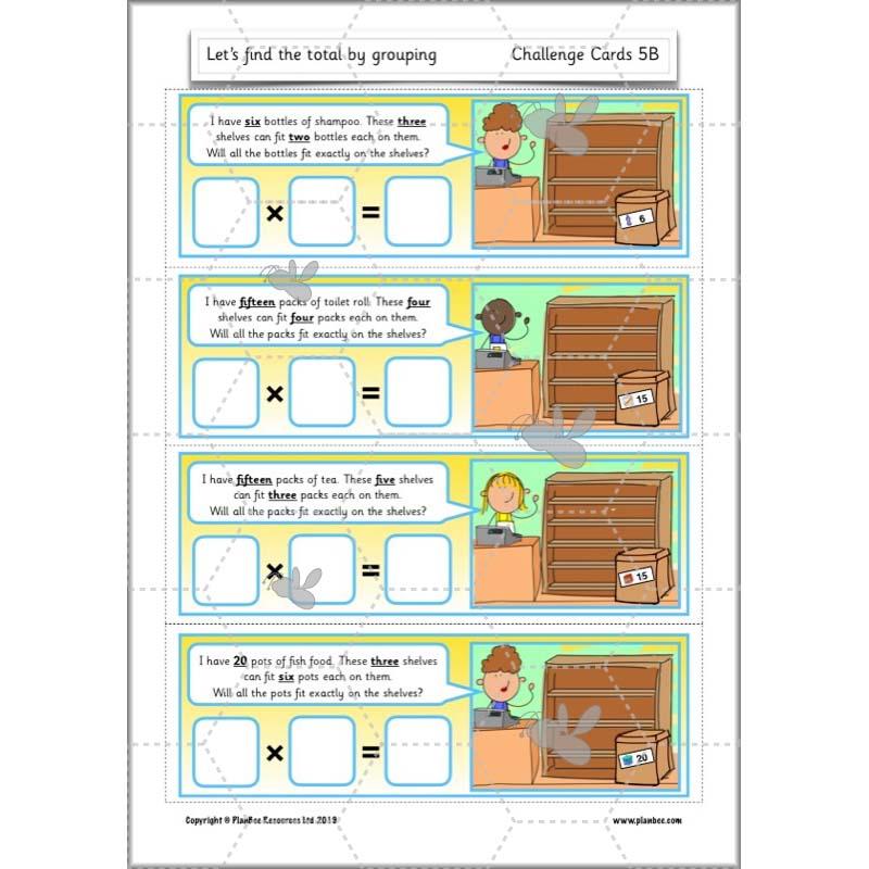 PlanBee Let’s find the total by grouping | Year 1 | Multiplication & Division