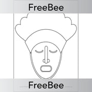 FREE Downloadable Mayan Masks Template by PlanBee