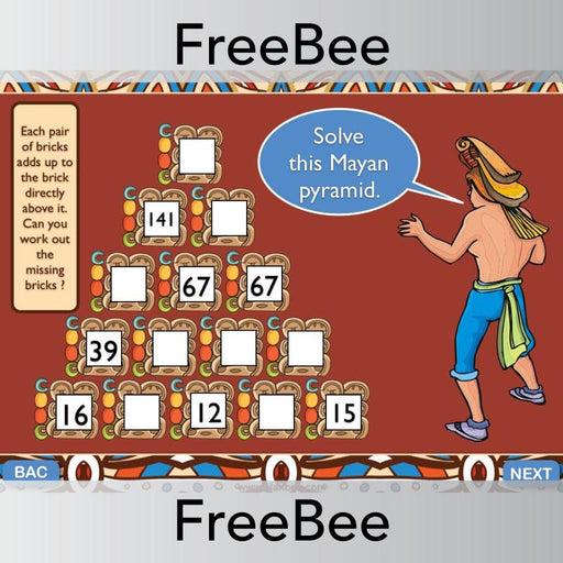 Free Mayan Quiz The Maya Maths Brain Teasers | PlanBee FreeBees