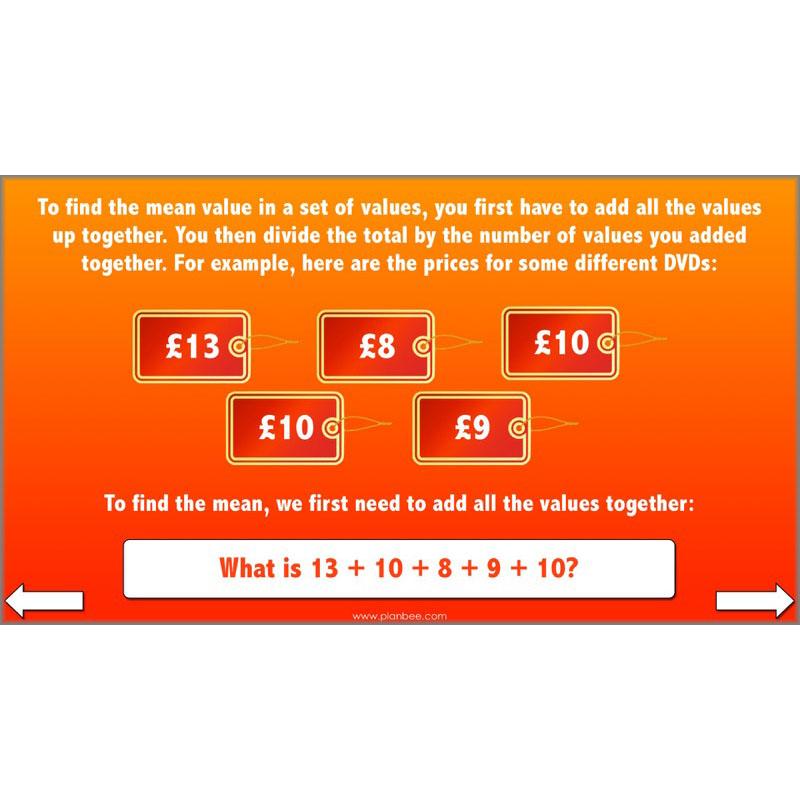PlanBee Mean Median and Mode Year 6 Maths by PlanBee