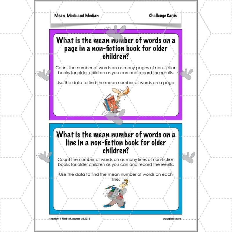 PlanBee Mean Median and Mode Year 6 Maths by PlanBee