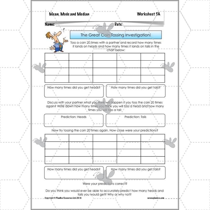 PlanBee Mean Median and Mode Year 6 Maths by PlanBee