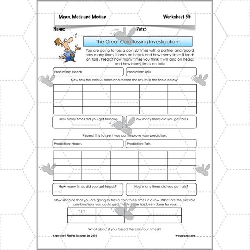 PlanBee Mean Median and Mode Year 6 Maths by PlanBee