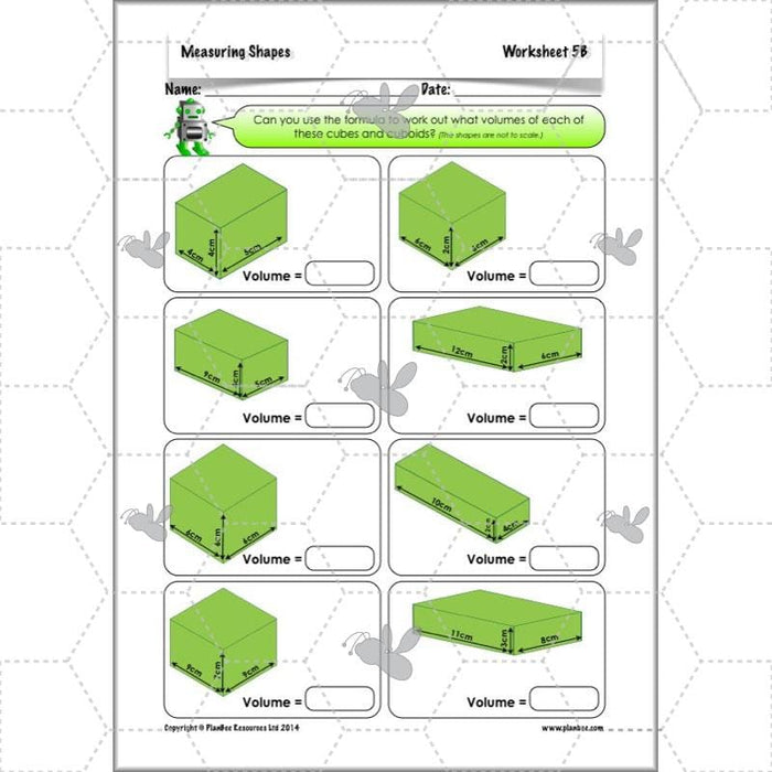 PlanBee Measuring Shapes Year 5 Maths Planning by PlanBee