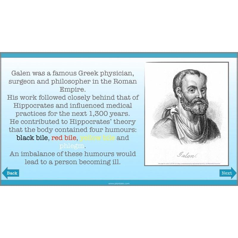 PlanBee Medicine Through Time Resources | History Disease Lessons