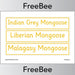 PlanBee Free Meerkat Mail Display Pack by PlanBee