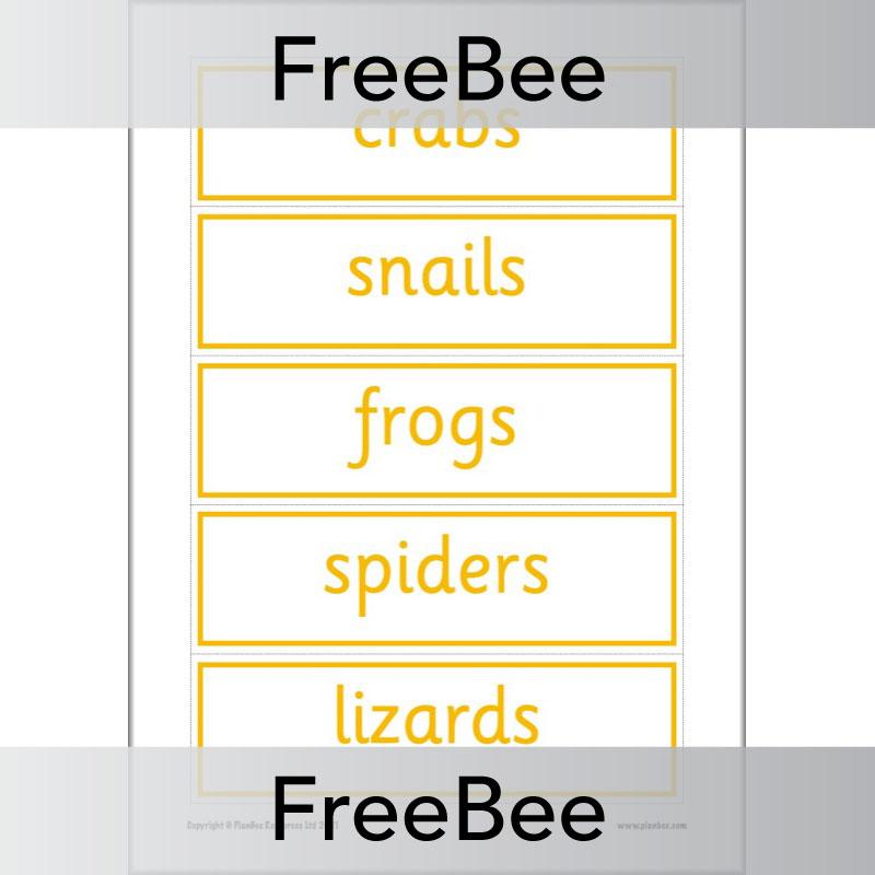 PlanBee Free Meerkat Mail Display Pack by PlanBee