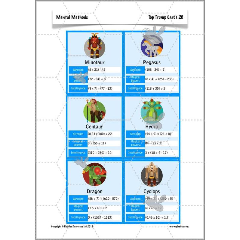 Mental Methods Maths Strategies KS2 Year 6 Maths by PlanBee