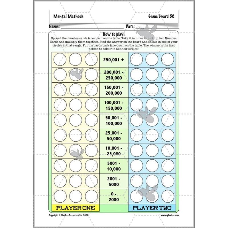 PlanBee Mental Methods - Complete Year 6 Planning and Resources PlanBee