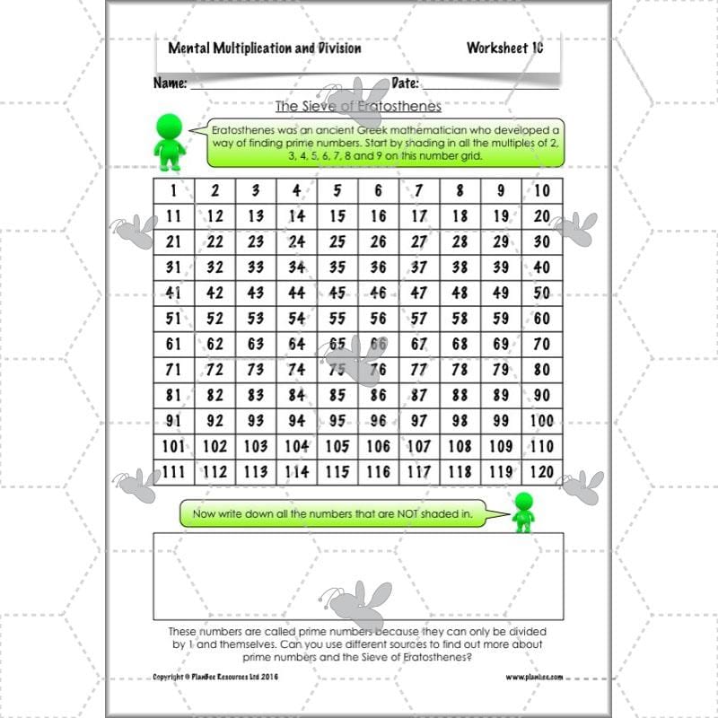 PlanBee Mental Multiplication & Division - Maths Planning & Resources - Year 6