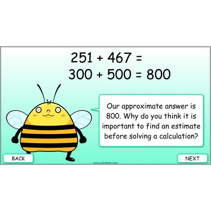 Methods of Addition Maths Lessons for Year 4 by PlanBee