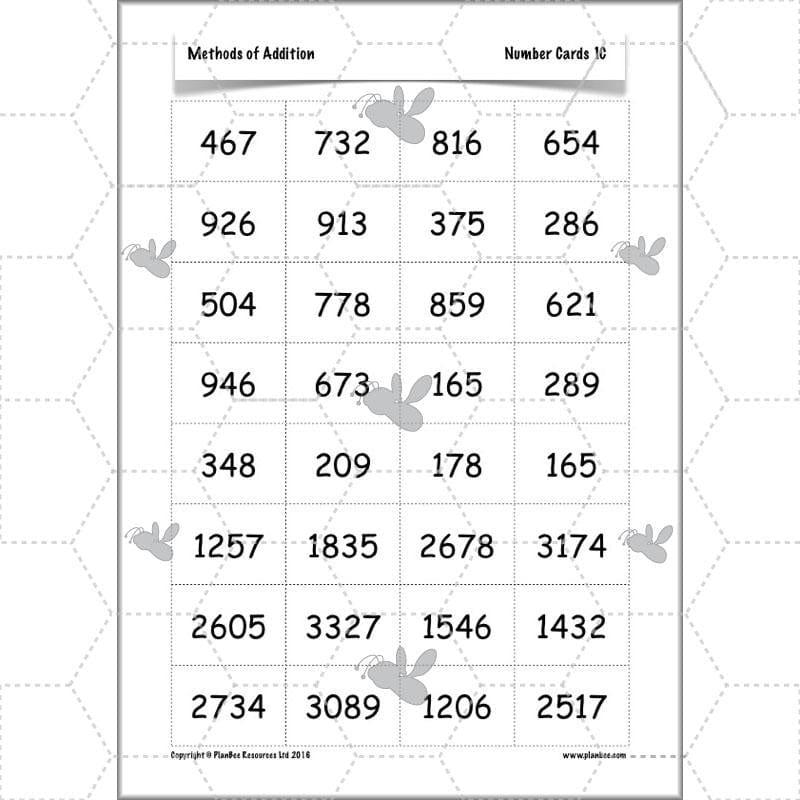 PlanBee Methods of Addition - Addition & Subtraction: Primary Year 4 Maths KS2