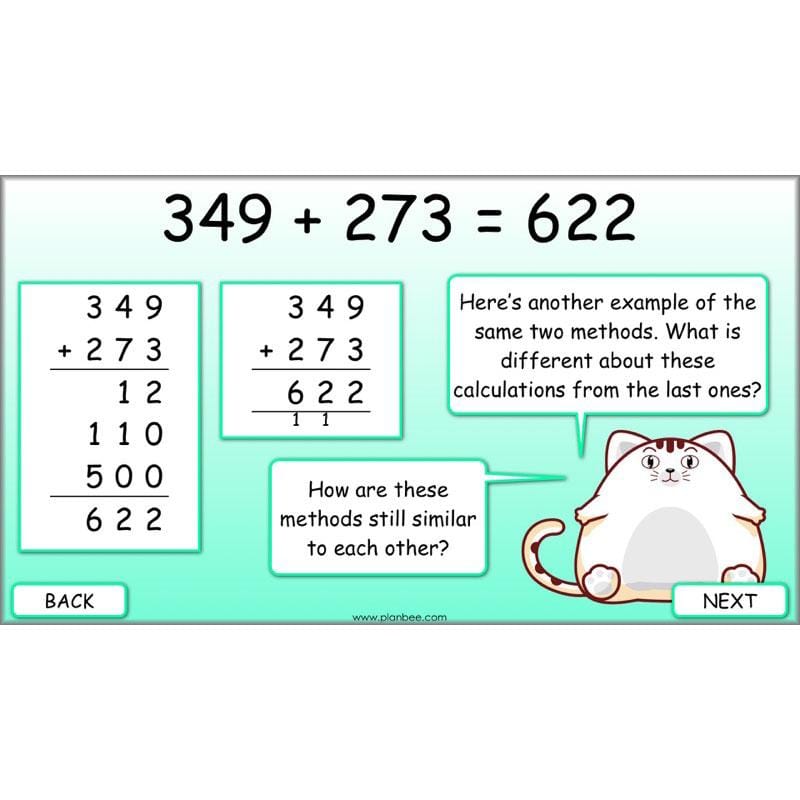 PlanBee Methods of Addition - Addition & Subtraction: Primary Year 4 Maths KS2