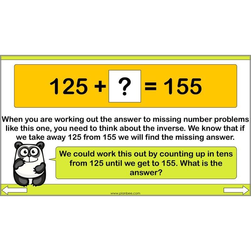 PlanBee Mental Addition: KS2 Maths Addition and Subtraction Year 3