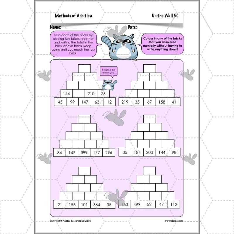 PlanBee Methods of Addition - Addition & Subtraction: Primary Year 4 Maths KS2