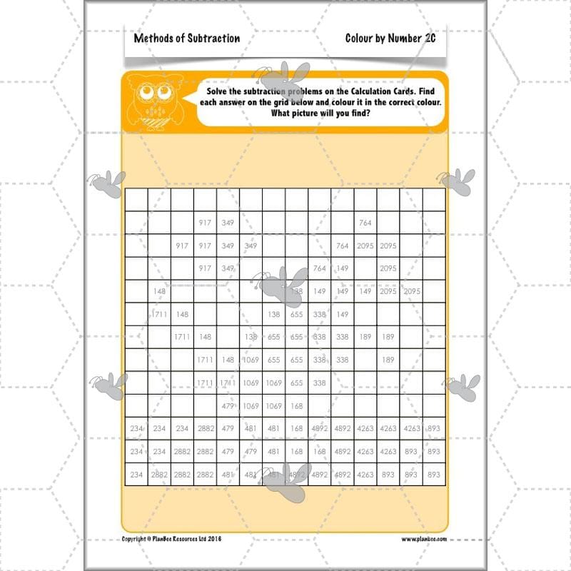 PlanBee Methods of Subtraction - Addition & Subtraction: Year 4 Primary Maths