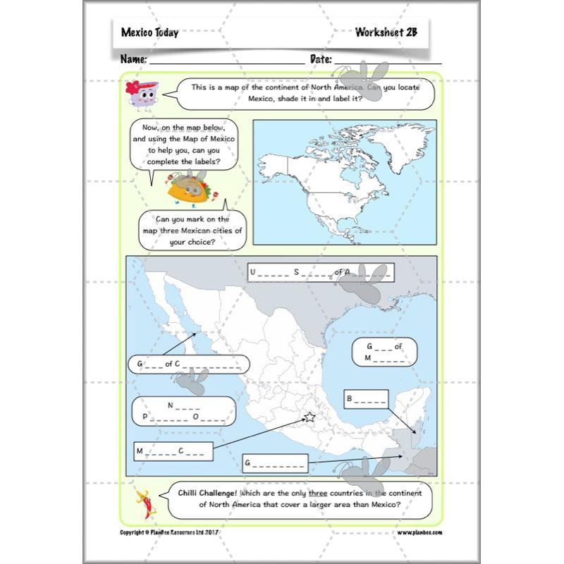 PlanBee Mexico Today: Year 3 & Year 4 Mexico KS2 Geography | PlanBee