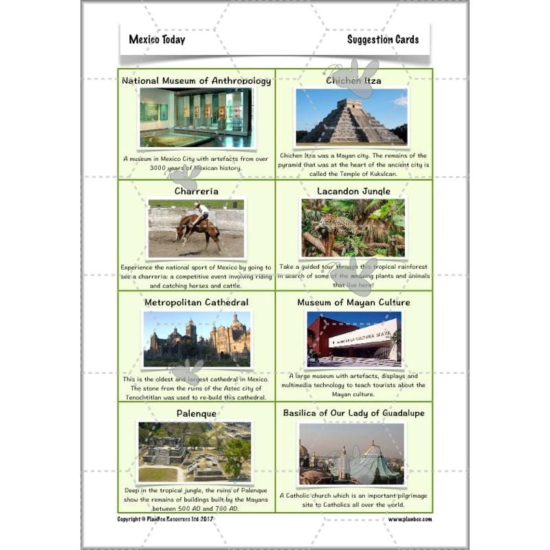 PlanBee Mexico Today: Year 3 & Year 4 Mexico KS2 Geography | PlanBee
