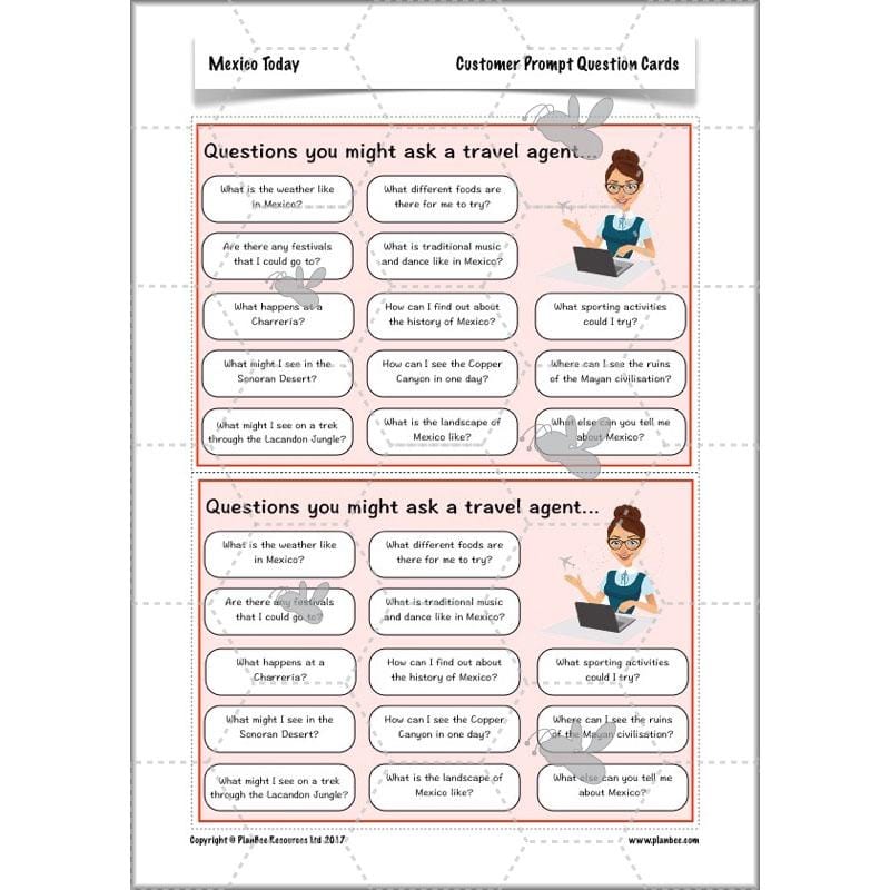 PlanBee Mexico Today: Year 3 & Year 4 Mexico KS2 Geography | PlanBee
