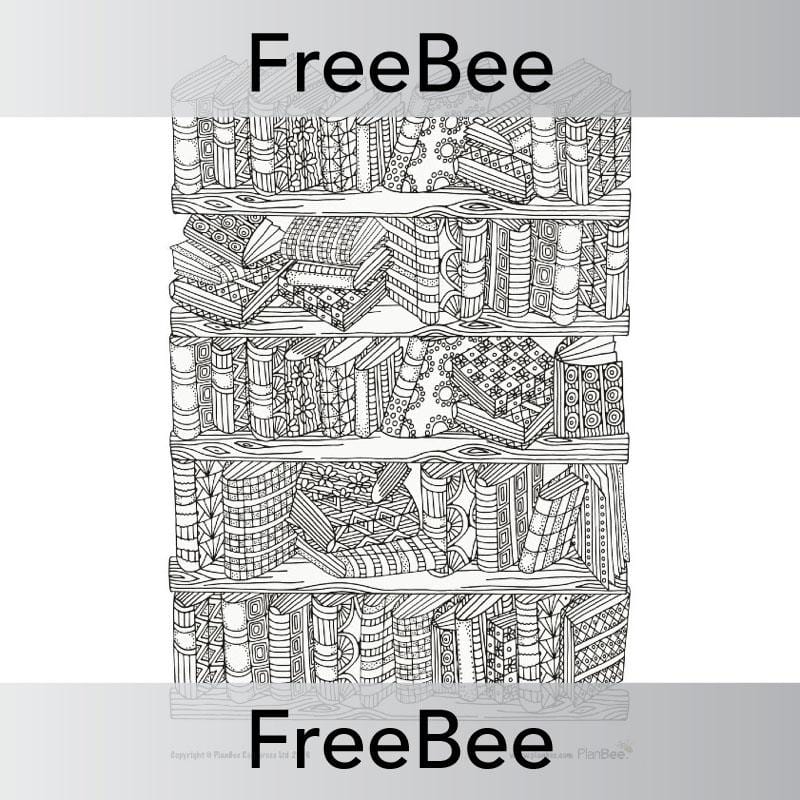 PlanBee FREE Objects Mindfulness Colouring Sheets by PlanBee