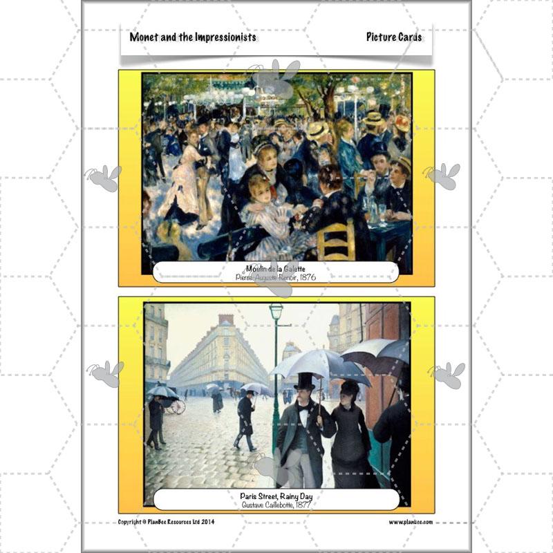 PlanBee Claude Monet KS2 Impressionism Art Lessons for Year 5/6