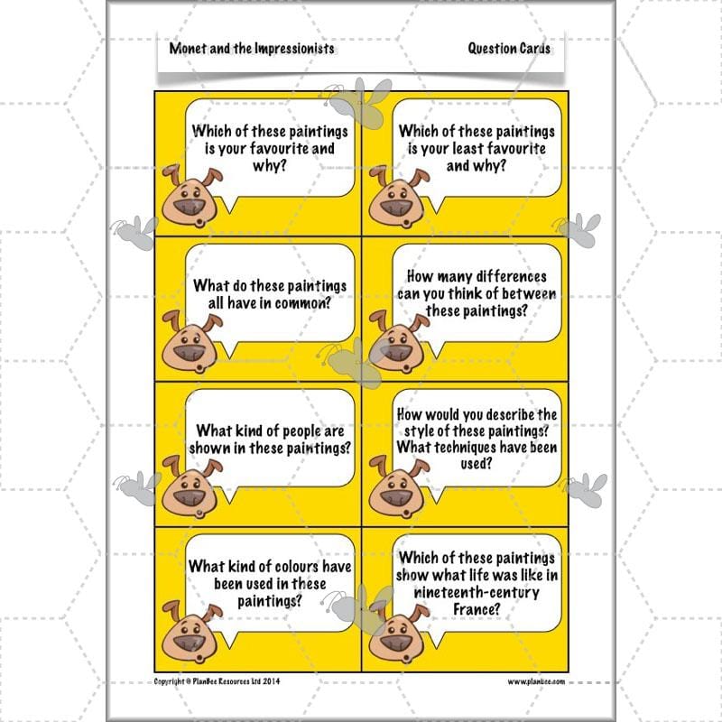 PlanBee Claude Monet KS2 Impressionism Art Lessons for Year 5/6