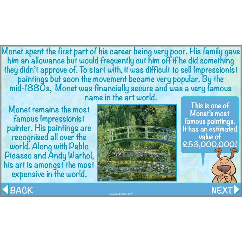 PlanBee Claude Monet KS2 Impressionism Art Lessons for Year 5/6