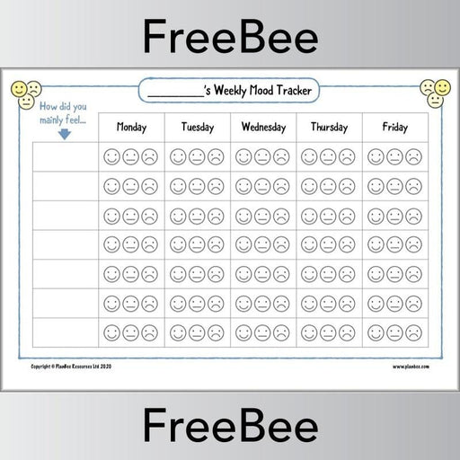 PlanBee Printable Mood Trackers for Kids