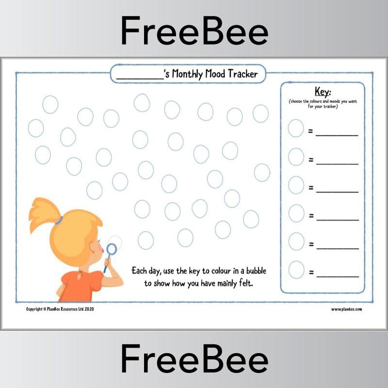 PlanBee Printable Mood Trackers for Kids