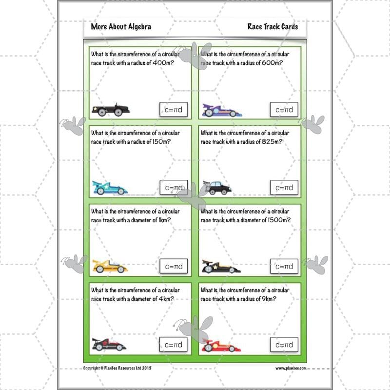 PlanBee More About Algebra: Year 6 algebra worksheets