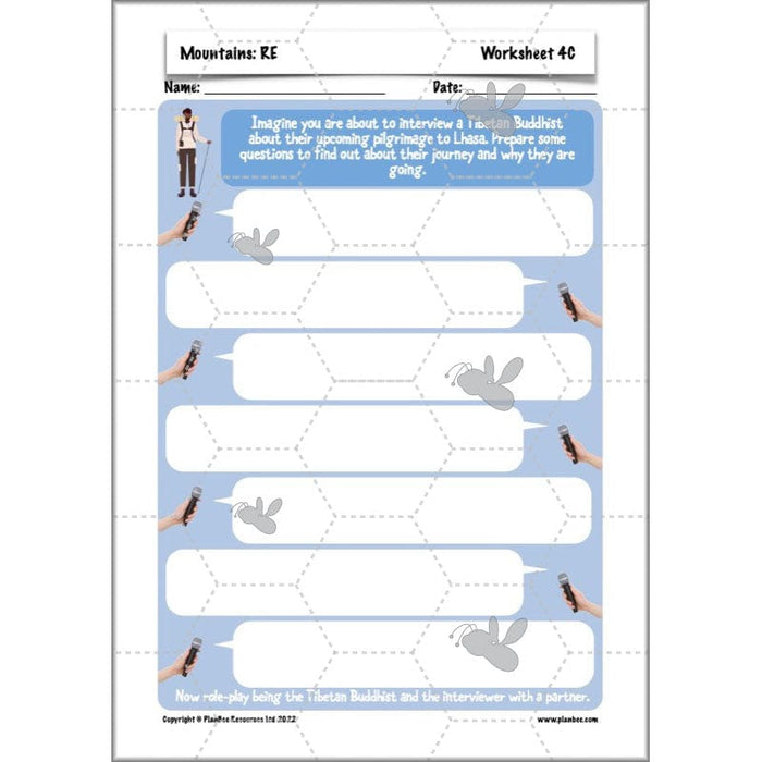 PlanBee Mountains KS2 Cross-Curricular Topic Resources by PlanBee