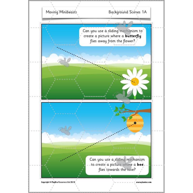 PlanBee Moving Minibeasts KS1 DT | Year 1 & Year 2 | PlanBee