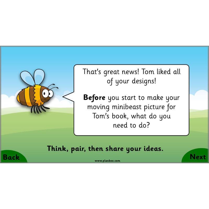PlanBee Moving Minibeasts KS1 DT | Year 1 & Year 2 | PlanBee