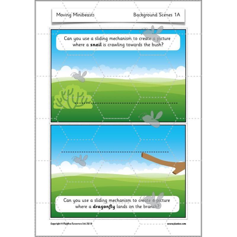 PlanBee Moving Minibeasts KS1 DT | Year 1 & Year 2 | PlanBee